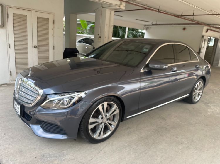 Mercedes-Benz C-Class 2016 C350 Sedan ปลั๊กอินไฮบริด (PHEV) ไม่ติดแก๊ส เกียร์อัตโนมัติ เทา รูปที่ 4
