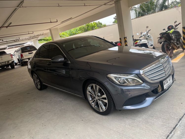 Mercedes-Benz C-Class 2016 C350 Sedan ปลั๊กอินไฮบริด (PHEV) ไม่ติดแก๊ส เกียร์อัตโนมัติ เทา รูปที่ 2