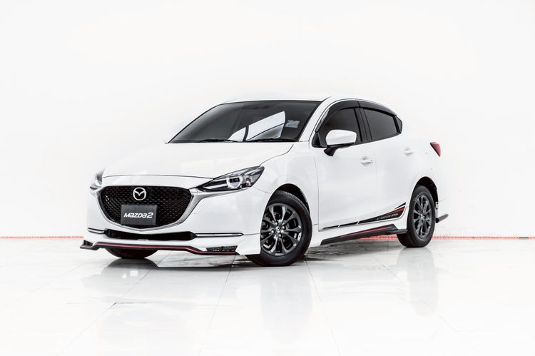 รถ Mazda Mazda 2 1.3 Skyactiv-G S Leather Sedan สี ขาว