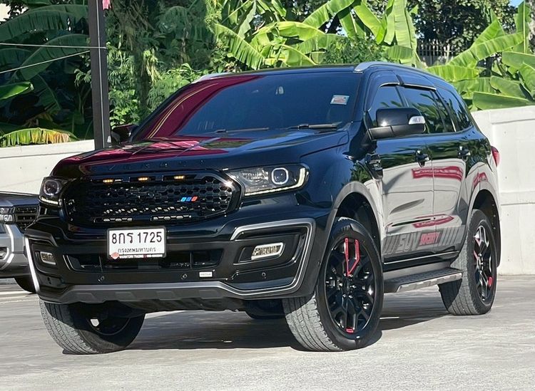 Ford Everest 2019 2.0 Bi-Turbo Titanium+ Utility-car ดีเซล ไม่ติดแก๊ส เกียร์อัตโนมัติ ดำ รูปที่ 3