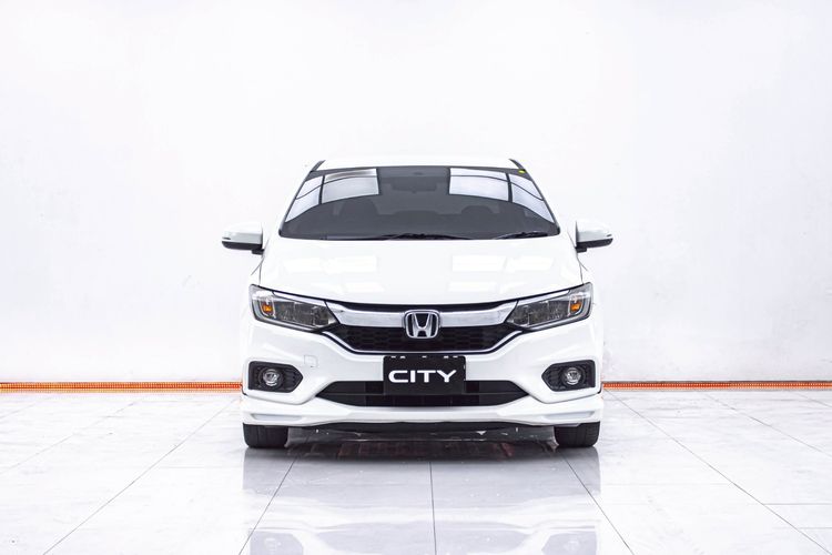 Honda City 2018 1.5 Sv i-VTEC Sedan เบนซิน ไม่ติดแก๊ส เกียร์อัตโนมัติ ขาว รูปที่ 4