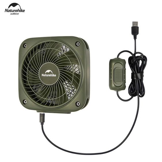 Naturehike พัดลมไฟฟ้าติดเพดาน LED แบบพกพา สําหรับตั้งแคมป์กลางแจ้ง รูปที่ 3