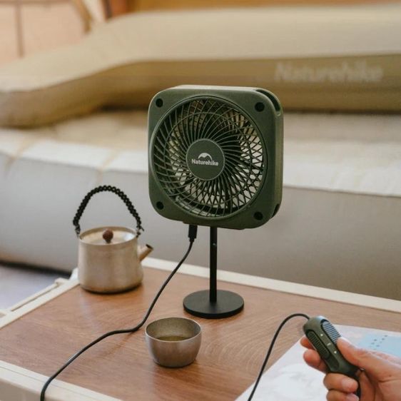 Naturehike พัดลมไฟฟ้าติดเพดาน LED แบบพกพา สําหรับตั้งแคมป์กลางแจ้ง รูปที่ 7