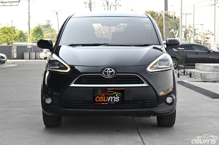Toyota Sienta 2018 1.5 V Utility-car เบนซิน ไม่ติดแก๊ส เกียร์อัตโนมัติ ดำ รูปที่ 2