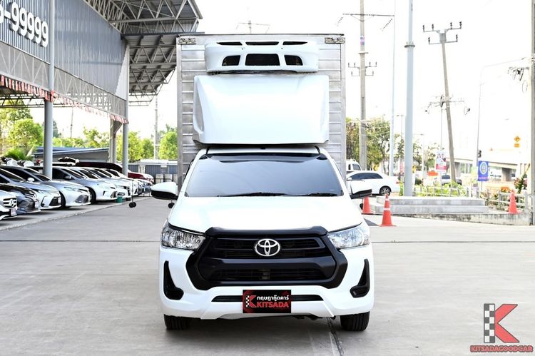 Toyota Hilux Revo 2022 2.4 Entry Pickup ดีเซล ไม่ติดแก๊ส เกียร์ธรรมดา ขาว รูปที่ 2