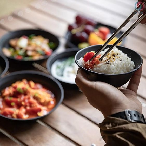 ชุดจาน ชาม สเตนเลส เคลือบ รูปที่ 5