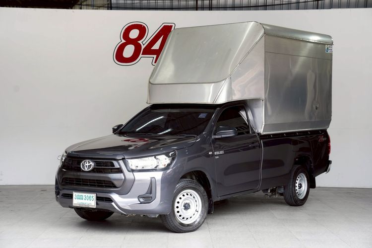 Toyota Hilux Revo 2021 2.8 ENTRY STANDARD CAB Pickup ดีเซล ไม่ติดแก๊ส เกียร์ธรรมดา เทา