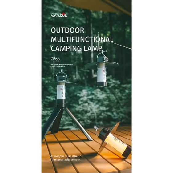 Warsun CP66 โคมไฟ LED 500 ลูเมนส์ Type-c รูปที่ 3