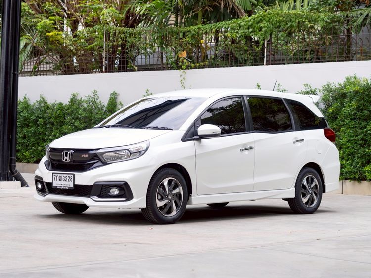 Honda Mobilio 2018 1.5 RS Utility-car เบนซิน ไม่ติดแก๊ส เกียร์อัตโนมัติ ขาว รูปที่ 3