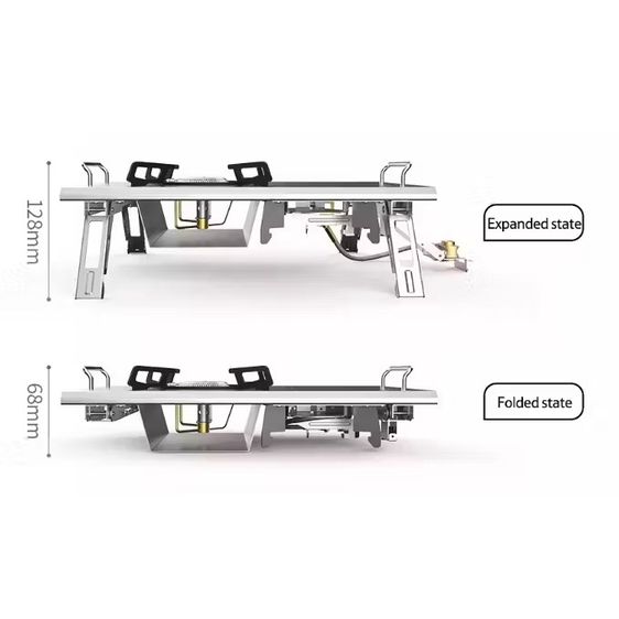เตาแก๊ส Naturehike ใส่กับโต๊ะ IGT รูปที่ 3