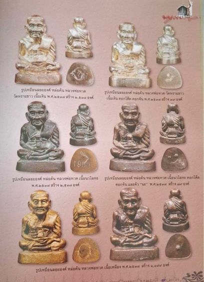 หลวงปู่ทวด หล่อตัน วัดทรายขาว อาจารย์นอง (เนื้อเงิน) รูปที่ 4