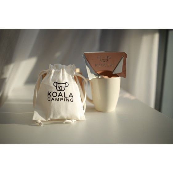 อื่นๆ กรวยดริปกาแฟ KOALA กรวยดริปสแตนเลส Dripper Coffee ที่ดริปกาแฟ กรวยแค้มป์ กรวยแค้มปิ้ง