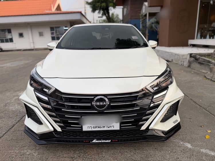 Nissan Almera 2023 1.0 V Sedan เบนซิน ไม่ติดแก๊ส เกียร์อัตโนมัติ ขาว รูปที่ 2