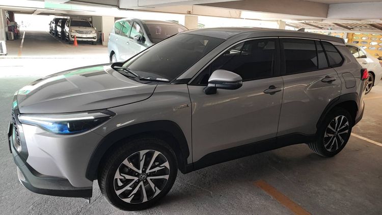 Toyota Corolla Cross 2022 1.8 HEV Premium Utility-car ไฮบริด เกียร์อัตโนมัติ เทา รูปที่ 2