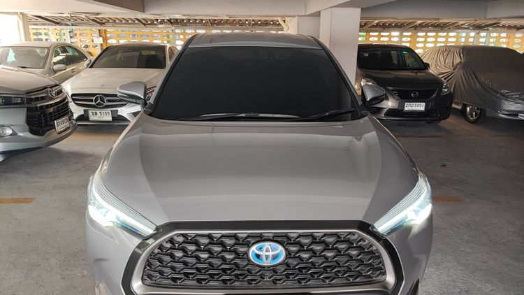 Toyota Corolla Cross 2022 1.8 HEV Premium Utility-car ไฮบริด เกียร์อัตโนมัติ เทา รูปที่ 3