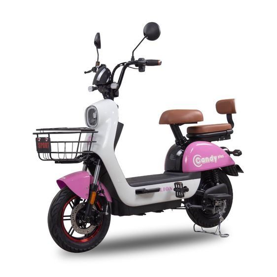 CANDY Plus ดีไซน์ทันสมัย สีสันสวยงาม แนวพาสเทล มอเตอร์ทรงพลัง - มอเตอร์ 500 WATT - แบตเตอรี่ 48V 12AH ระบบเกียร์ อัตโนมัติ 3 สปีด - ความ รูปที่ 4