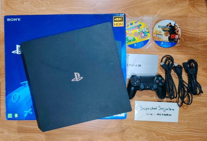 Sony เครื่องเกมส์โซนี่ เพลย์สเตชั่น PS4 (Playstation 4) เครื่องที่ 1,276 งานกล่อง
Ps4 pro 12.52B 1tb สภาพดีมีกล่อง เอาไปแปลงได้
