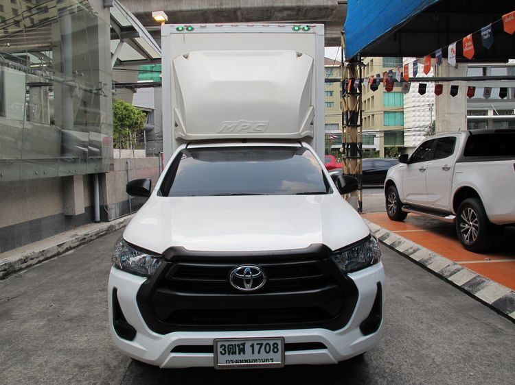 Toyota Hilux Revo 2024 2.4 Entry Pickup ดีเซล ไม่ติดแก๊ส เกียร์ธรรมดา ขาว รูปที่ 3