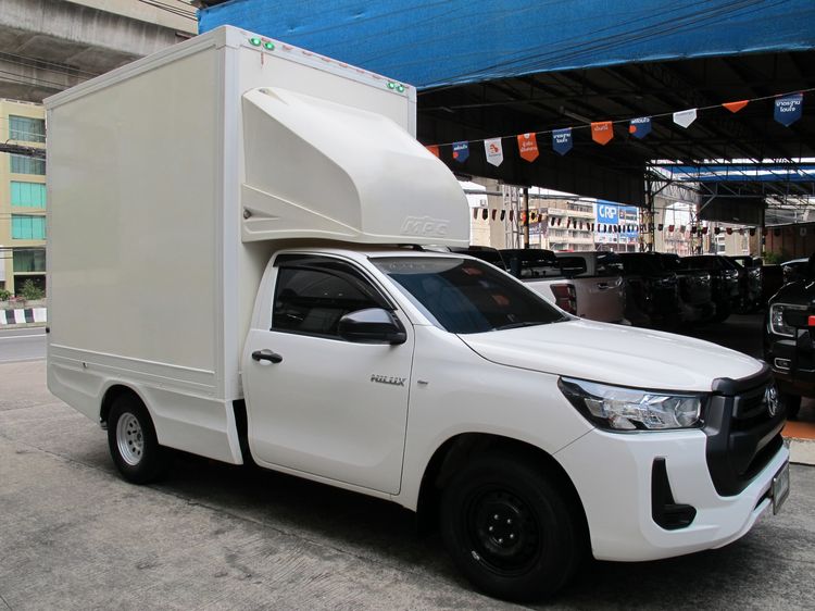 Toyota Hilux Revo 2024 2.4 Entry Pickup ดีเซล ไม่ติดแก๊ส เกียร์ธรรมดา ขาว รูปที่ 2