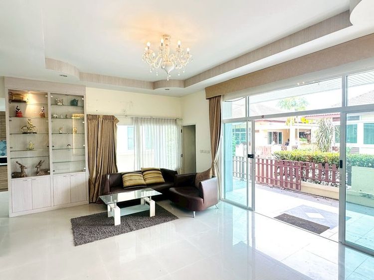 ตกแต่งครบ บ้านเดี่ยวชั้นเดียวขายและเช่าบ้านตัวอย่าง ตกแต่งพร้อมอยู่ รูปที่ 3