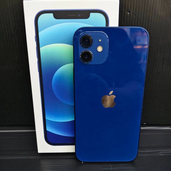 64 GB iPhone 12 64GB Blue สุขภาพแบต 84 รอบชาร์จ 653 ครั้ง อุปกรณ์ครบกล่อง