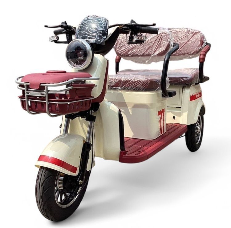 รถสามล้อไฟฟ้า ปรับได้ 3 ระดับ รุ่น RT1000 2 ตอนไม่มีหลังคา ปี2025 . มอเตอร์ 1000 w 48v. 20ah. รูปที่ 4