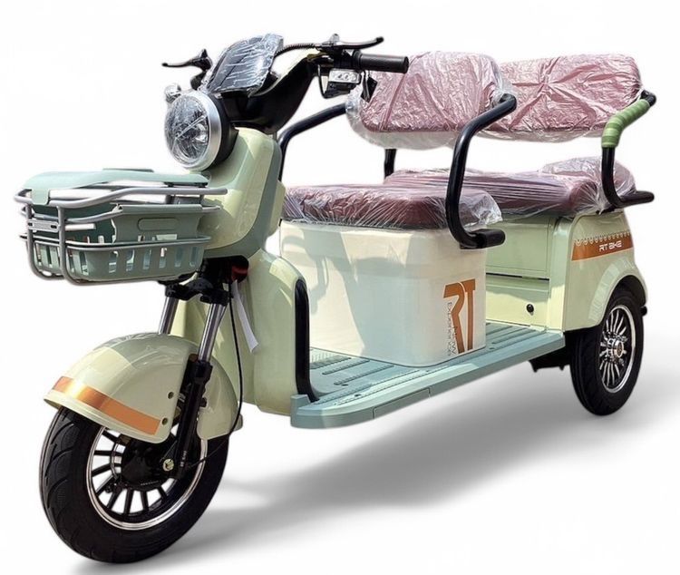 รถสามล้อไฟฟ้า ปรับได้ 3 ระดับ รุ่น RT1000 2 ตอนไม่มีหลังคา ปี2025 . มอเตอร์ 1000 w 48v. 20ah. รูปที่ 2