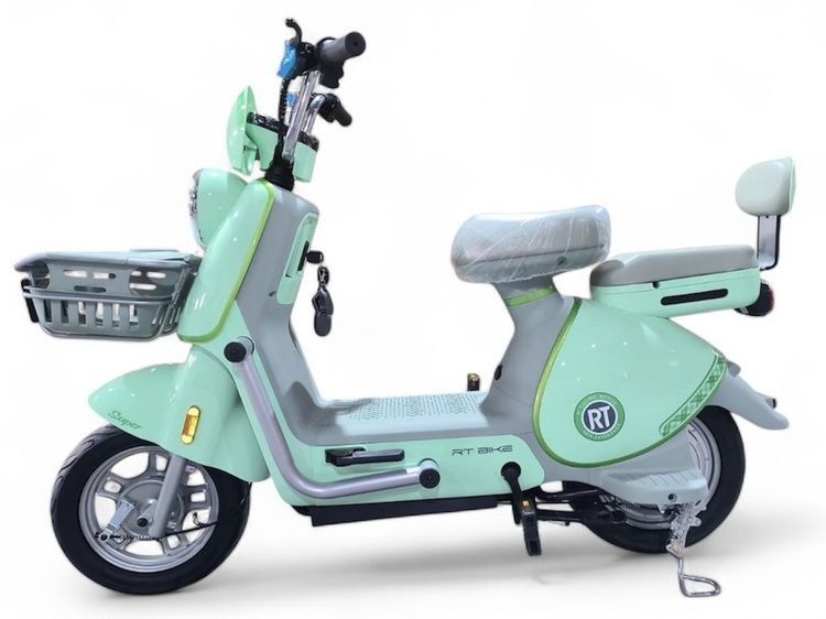 จักรยานไฟฟ้า รุ่นใหม่2025 ดีไซน์สวยงาม คลาสสิค ทันสมัย น่าใช้ มอเตอร์ก็แรง จักรยานไฟฟ้า รุ่น RT M-One มอเตอร์ 1000W แบตเตอรี่ 48v20AH รูปที่ 2