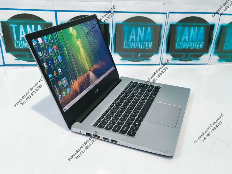 โน๊ตบุคเล่นเกมส์มือสอง Acer AMD Ryzen3-3250U Ram4GB SSD256GB รูปที่ 3