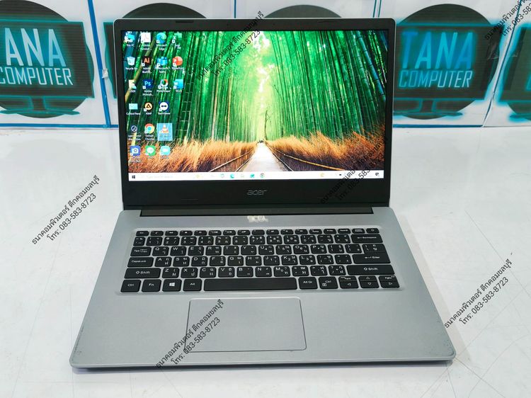 โน๊ตบุคเล่นเกมส์มือสอง Acer AMD Ryzen3-3250U Ram4GB SSD256GB รูปที่ 2
