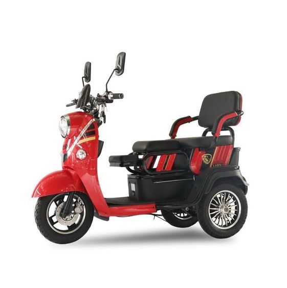 รถสามล้อไฟฟ้าหน้าฟีโน่ ปรับได้ 1-2-3 ที่นั่งได้ ดีไซน์หรู ดูดี สีสวย โครงสร้างแข็งแรง ได้มาตรฐาน ขึ้นที่ลาดชันได้ดี มอเตอร์ 600 w 48v 20a รูปที่ 4