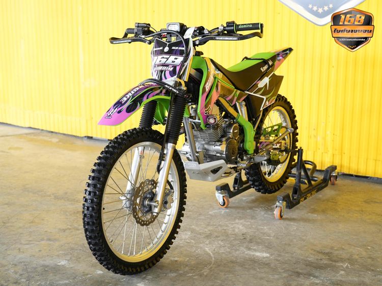 Kawasaki KLX140 RF ปี 2024 รถสภาพป้ายเเดงเเต่งพร้อมซิ่ง