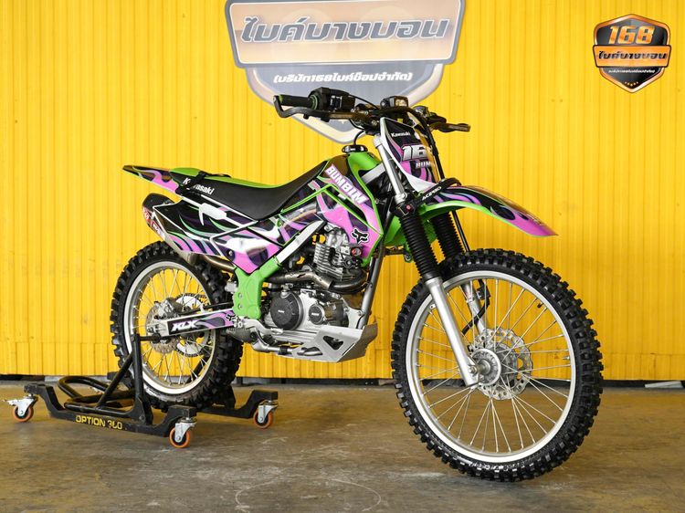 Kawasaki KLX140 RF ปี 2024 รถสภาพป้ายเเดงเเต่งพร้อมซิ่ง รูปที่ 7