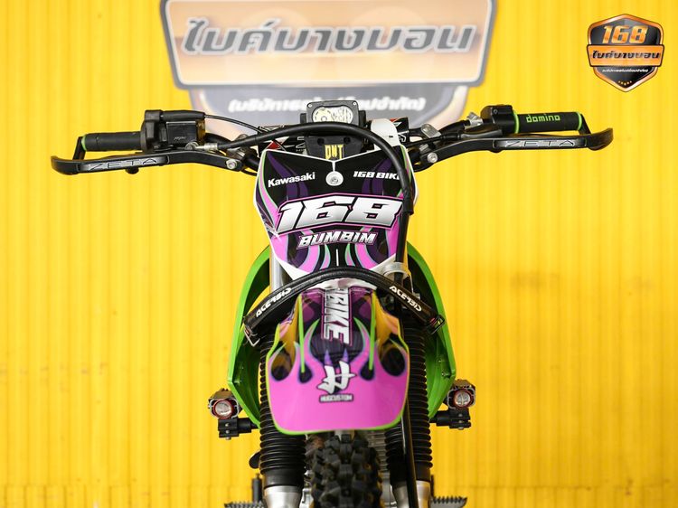 Kawasaki KLX140 RF ปี 2024 รถสภาพป้ายเเดงเเต่งพร้อมซิ่ง รูปที่ 4