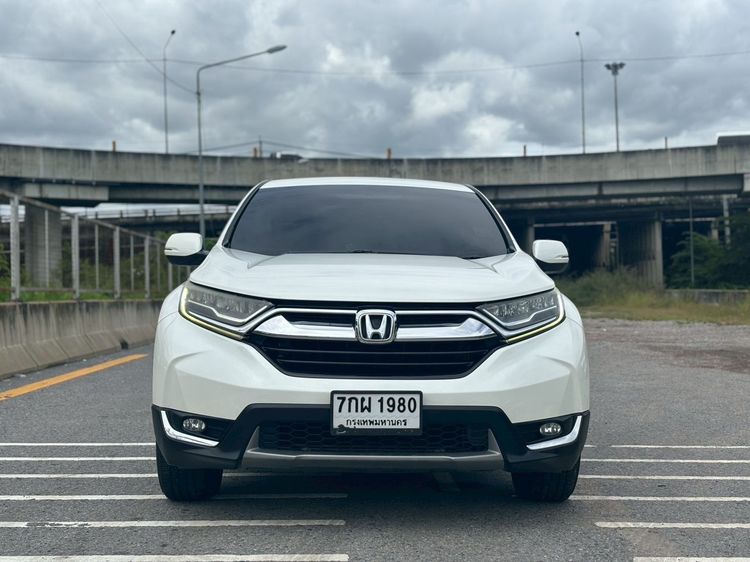 Honda CR-V 2018 2.4 E 2WD Utility-car เบนซิน ไม่ติดแก๊ส เกียร์อัตโนมัติ ขาว รูปที่ 2