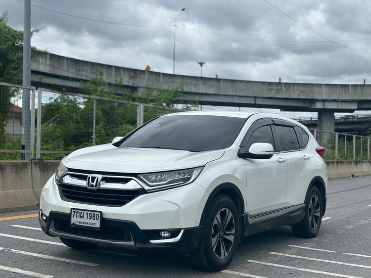 Honda CR-V 2018 2.4 E 2WD Utility-car เบนซิน ไม่ติดแก๊ส เกียร์อัตโนมัติ ขาว รูปที่ 3