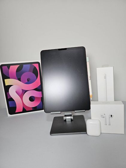 ipad Air 4 256GB WIFI แถม Apple Pencil 2  และ Airpod 2 สภาพดีมากๆทุกตัว รูปที่ 2