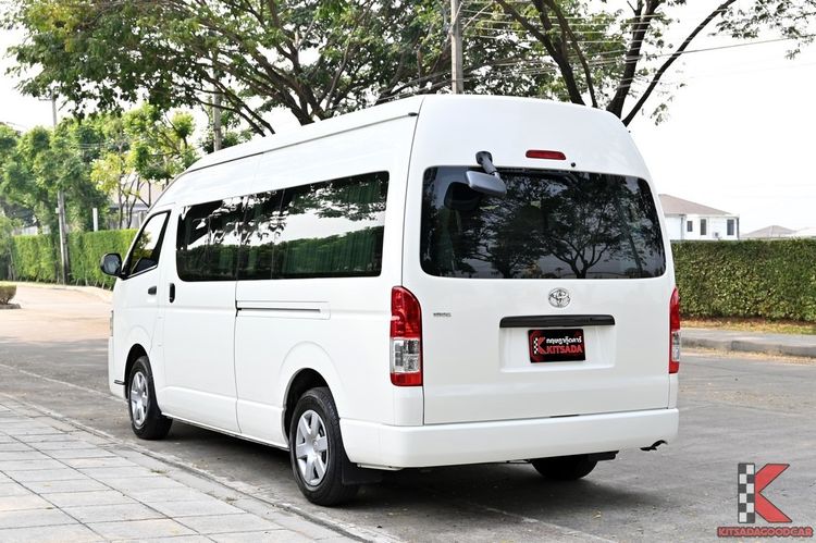 Toyota Commuter 2018 3.0 Van ดีเซล ไม่ติดแก๊ส เกียร์อัตโนมัติ ขาว รูปที่ 3