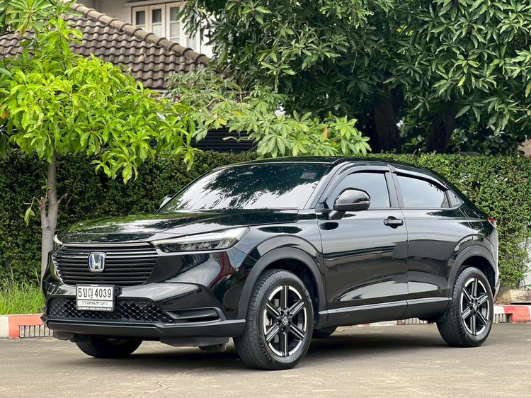 Honda HR-V 2024 1.5 e:HEV E Sedan ไฮบริด ไม่ติดแก๊ส เกียร์อัตโนมัติ ดำ รูปที่ 3