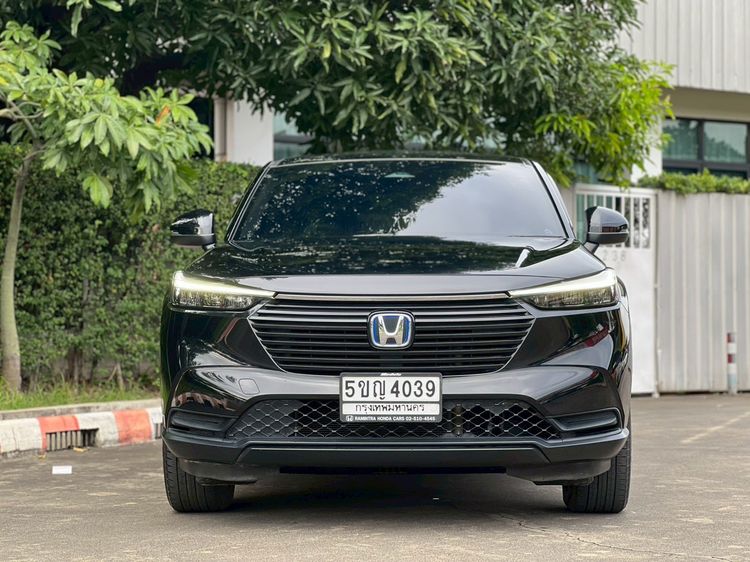 Honda HR-V 2024 1.5 e:HEV E Sedan ไฮบริด ไม่ติดแก๊ส เกียร์อัตโนมัติ ดำ รูปที่ 2