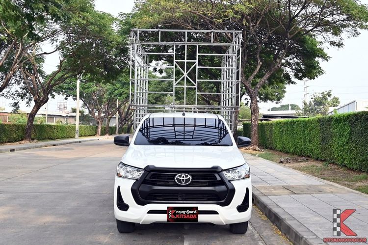 Toyota Hilux Revo 2023 2.4 Entry Pickup ดีเซล ไม่ติดแก๊ส เกียร์ธรรมดา ขาว รูปที่ 2