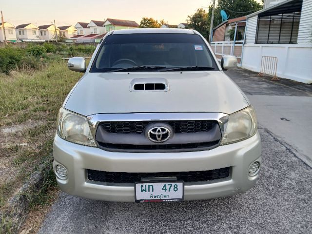 Toyota Hilux Vigo 2011 2.7 Pickup เบนซิน LPG เกียร์ธรรมดา เทา รูปที่ 2