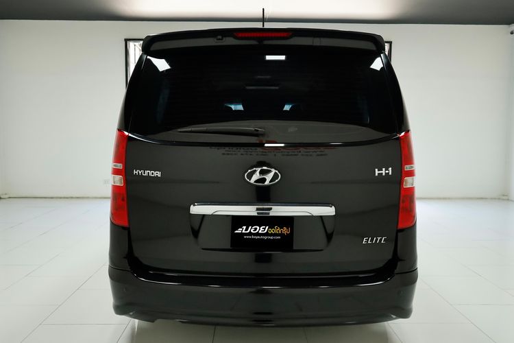 Hyundai H-1  2017 2.5 Elite Utility-car ดีเซล ไม่ติดแก๊ส เกียร์อัตโนมัติ ดำ รูปที่ 4