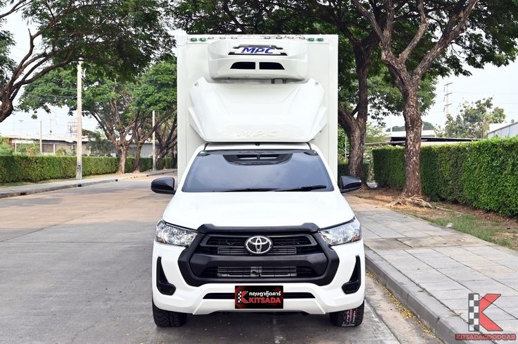 Toyota Hilux Revo 2024 2.4 Entry Pickup ดีเซล ไม่ติดแก๊ส เกียร์ธรรมดา ขาว รูปที่ 2