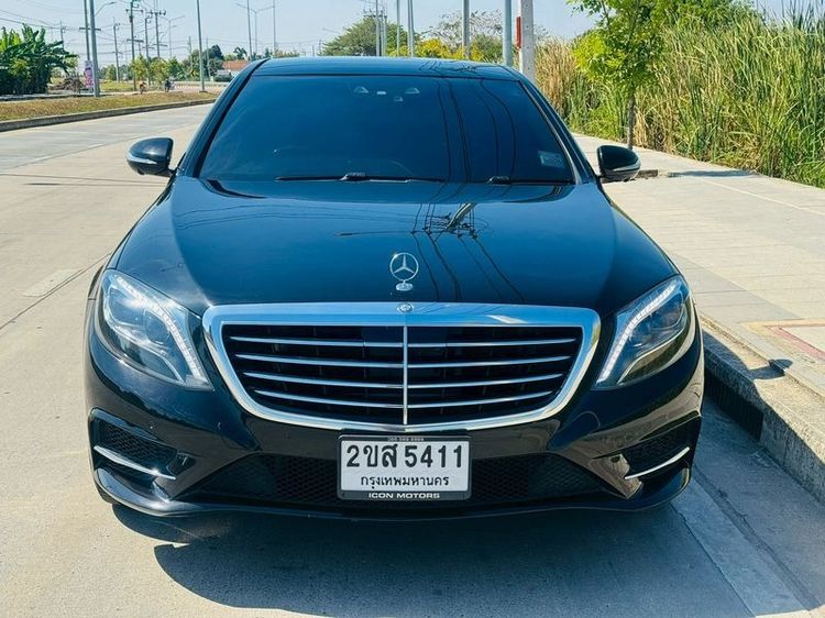 Mercedes-Benz S-Class 2015 S300 Sedan ไฮบริด ไม่ติดแก๊ส เกียร์อัตโนมัติ ดำ รูปที่ 2