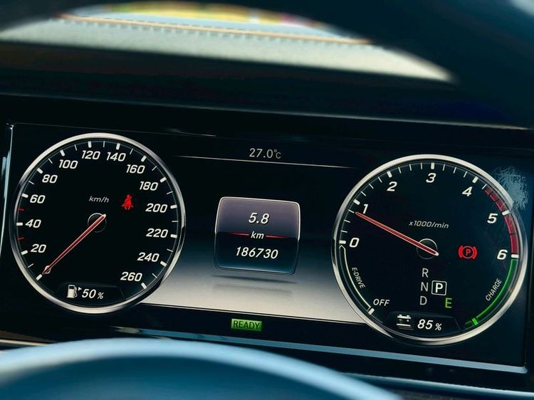 Mercedes-Benz S-Class 2015 S300 Sedan ไฮบริด ไม่ติดแก๊ส เกียร์อัตโนมัติ ดำ รูปที่ 4