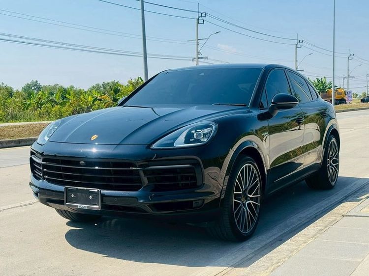 Porsche Cayenne 2022 3.0 E-Hybrid Coupé 4WD Utility-car ไฮบริด ไม่ติดแก๊ส เกียร์อัตโนมัติ ดำ