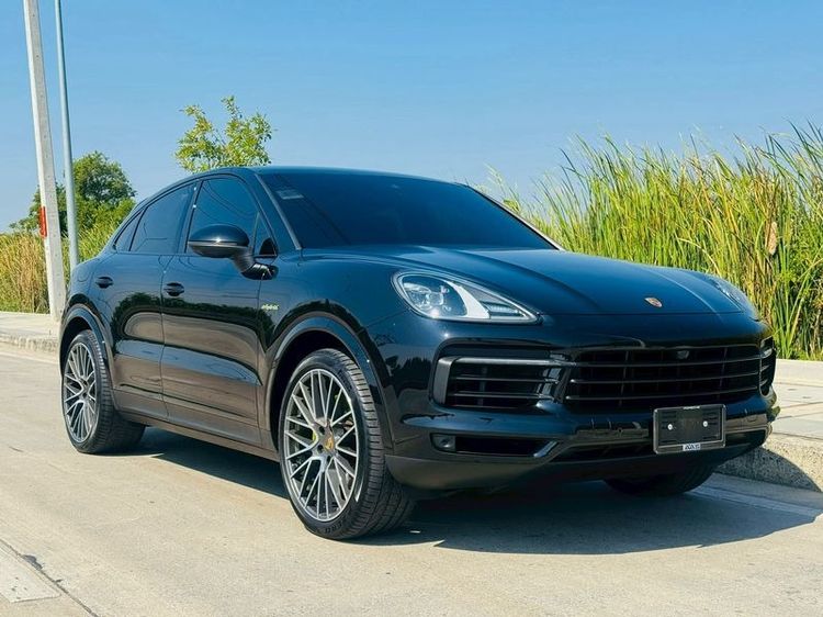 Porsche Cayenne 2022 3.0 E-Hybrid Coupé 4WD Utility-car ไฮบริด ไม่ติดแก๊ส เกียร์อัตโนมัติ ดำ รูปที่ 3