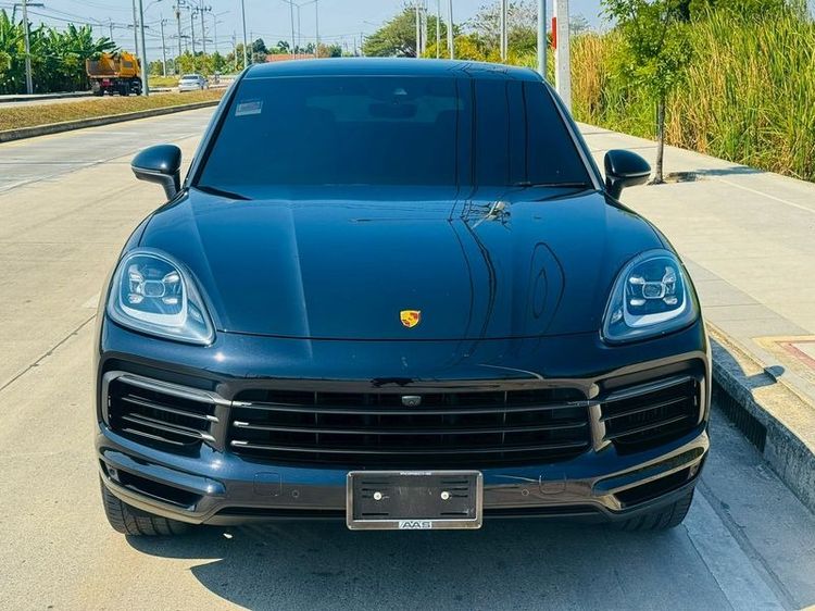 Porsche Cayenne 2022 3.0 E-Hybrid Coupé 4WD Utility-car ไฮบริด ไม่ติดแก๊ส เกียร์อัตโนมัติ ดำ รูปที่ 2