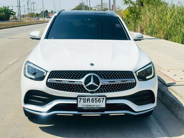 Mercedes-Benz GLC-Class 2021 GLC220d Utility-car ดีเซล ไม่ติดแก๊ส เกียร์อัตโนมัติ ขาว รูปที่ 2